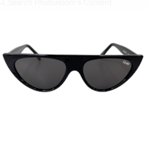 QUAY AUSTRALIA Run Away NEW Black Cat Eye Sunglasses NEW main image 12
